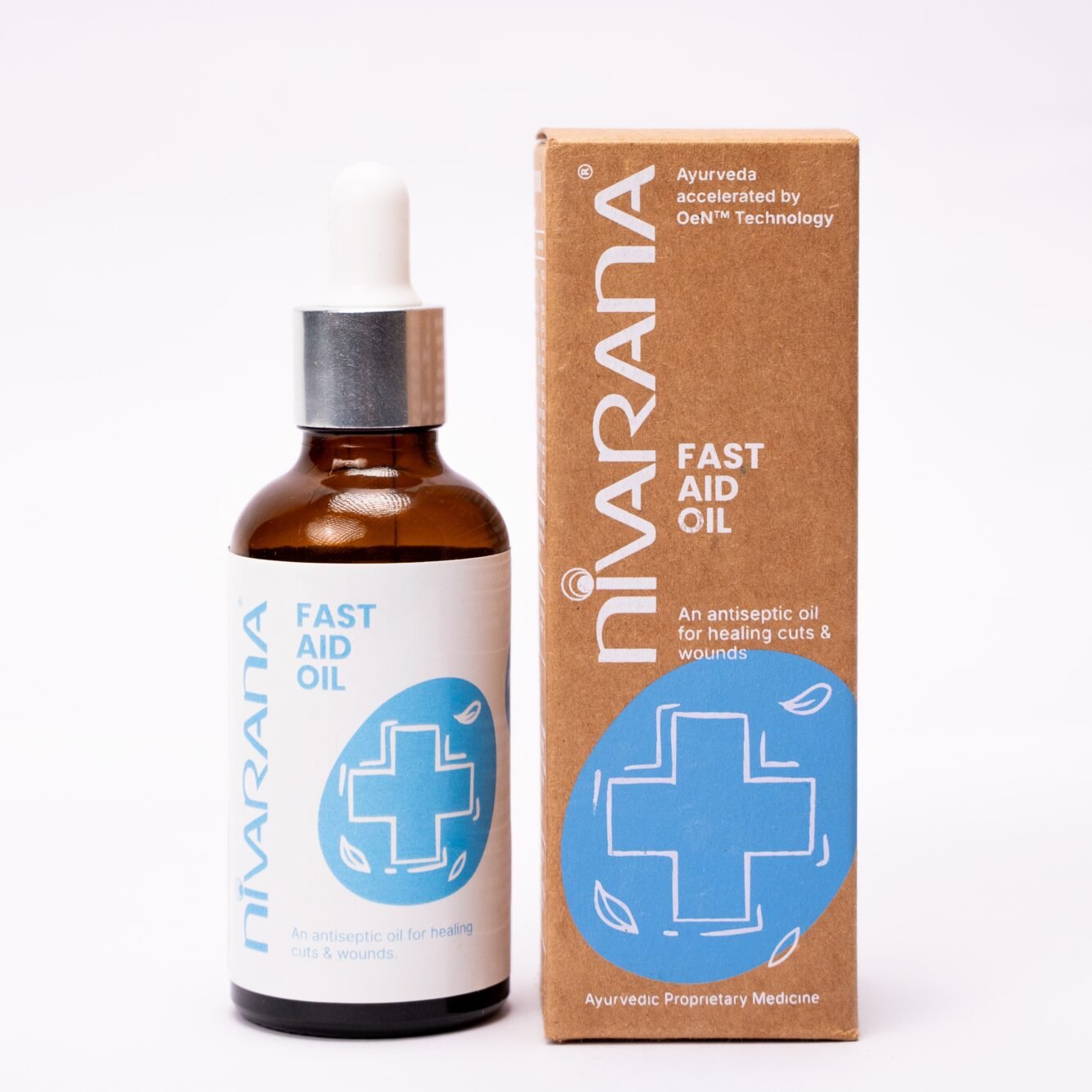 Nivarana Fast Aid Oil – Relief for Wounds, Inflammations, and Irritations – 50ml