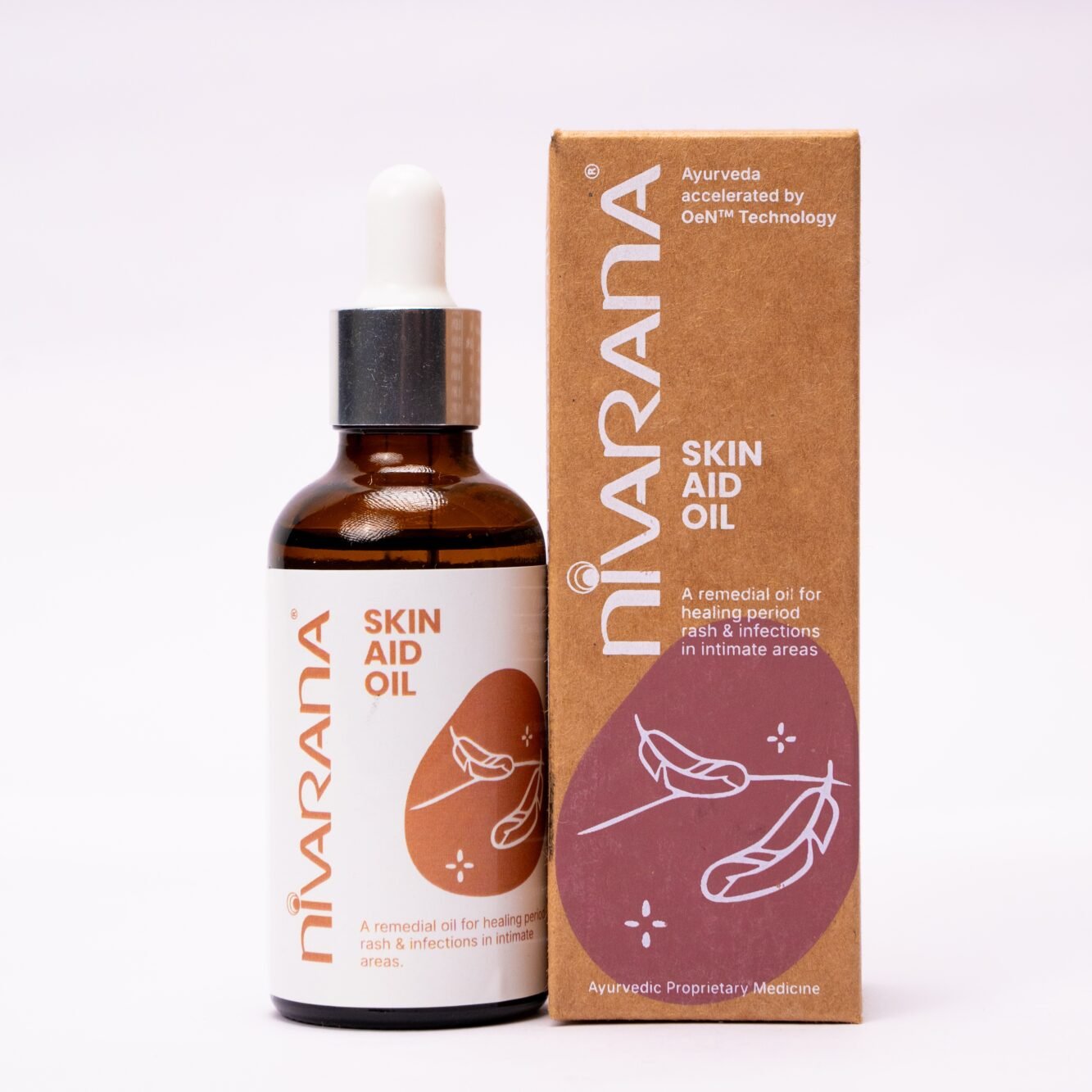 Nivarana Skin Aid Oil – Minimizes Redness in Sensitive Areas – 50ml