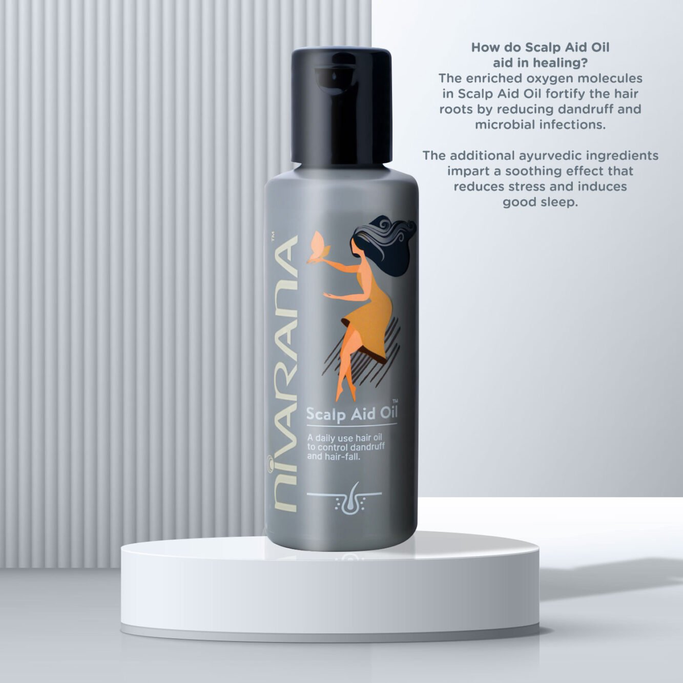 Nivarana Scalp Aid Oil - Minimize Hair Loss, and Promote Better Sleep - 100ml - Image 7